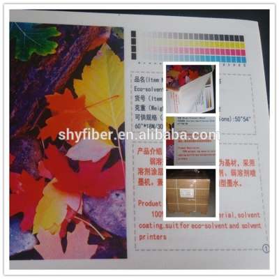 HY-905M 100% polyester Solvent Inkjet Canvas rolls